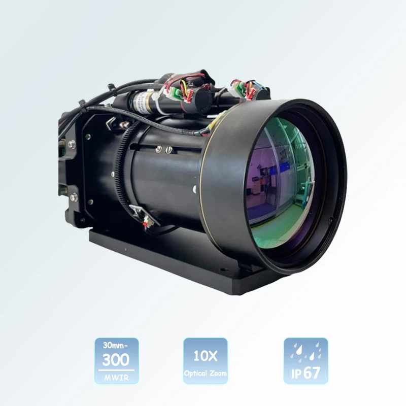 Длинноволновые инфракрасные объективы MWIR с разрешением HD 1280&times;1024 30 мм~300 мм