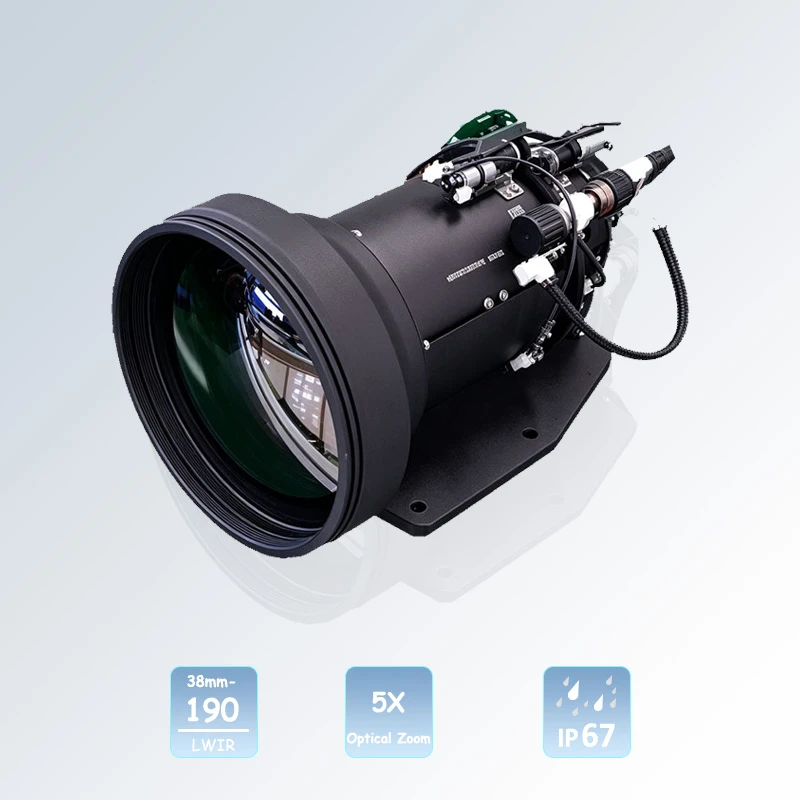 Модуль LWIR с оптическим непрерывным зумом Hope-Wish 38-190 мм Модули LWIR с оптическим непрерывным