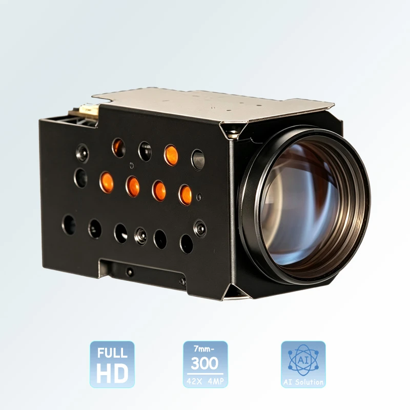Видимый модуль с оптическим непрерывным зумом HD 7-300 мм